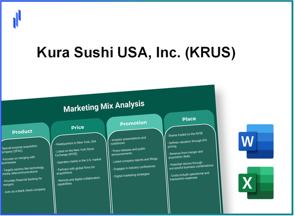 Marketing Mix Analysis of Kura Sushi USA, Inc. (KRUS)