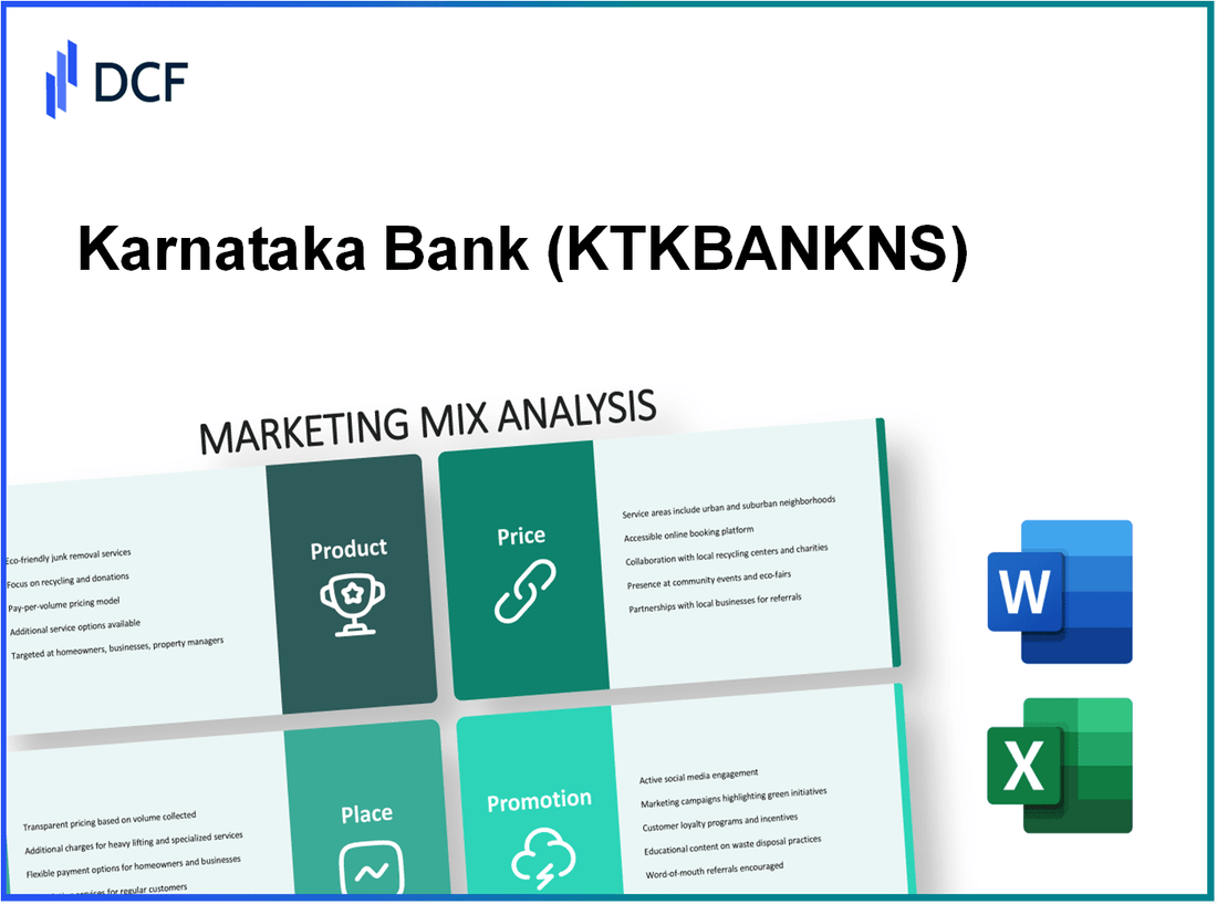 The Karnataka Bank Limited (KTKBANK.NS): Marketing Mix Analysis