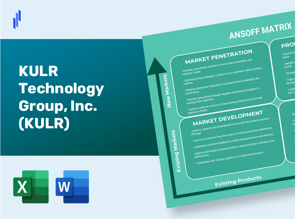 KULR Technology Group, Inc. (KULR) ANSOFF Matrix