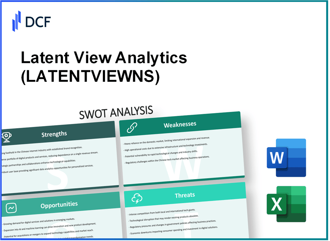 Latent View Analytics Limited (LATENTVIEW.NS): SWOT Analysis