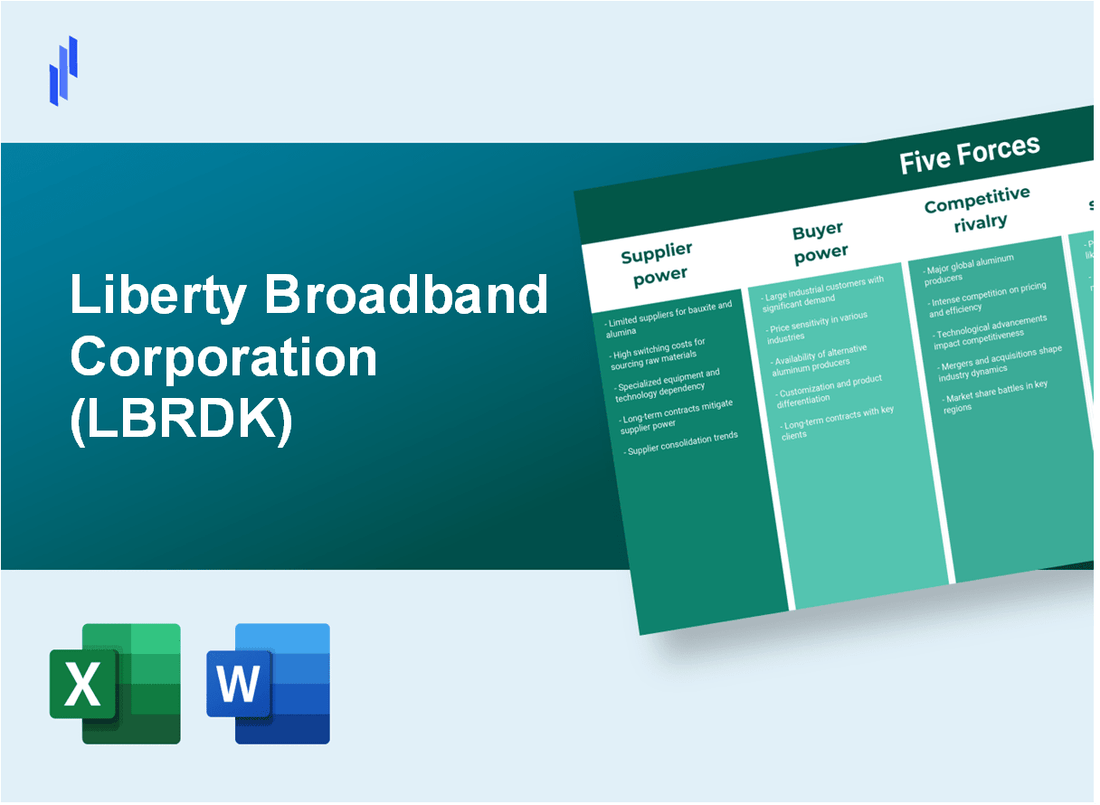 What are the Porter’s Five Forces of Liberty Broadband Corporation (LBRDK)?