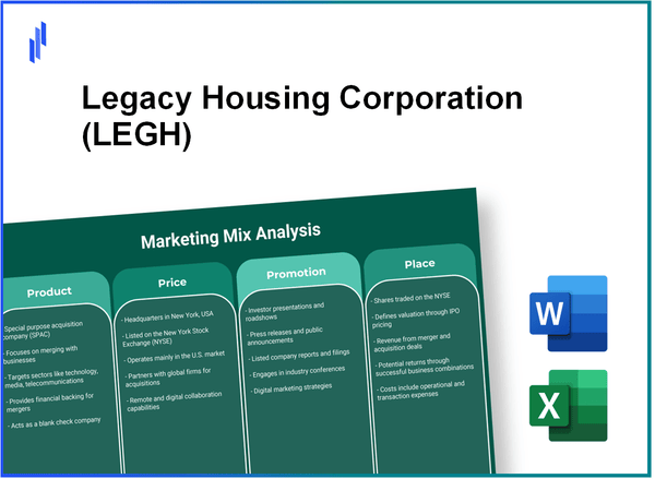 Marketing Mix Analysis of Legacy Housing Corporation (LEGH)