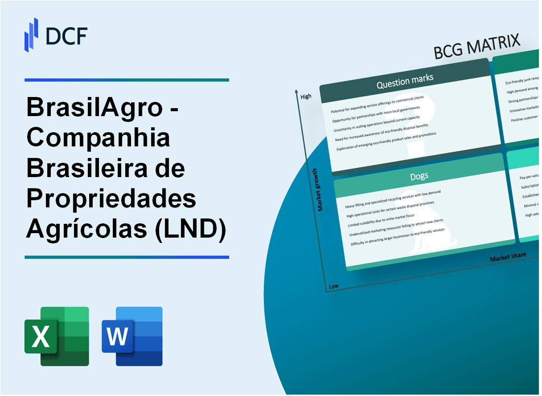 BrasilAgro - Companhia Brasileira de Propriedades Agrícolas (LND) BCG Matrix