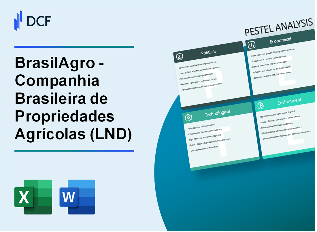 BrasilAgro - Companhia Brasileira de Propriedades Agrícolas (LND) PESTLE Analysis