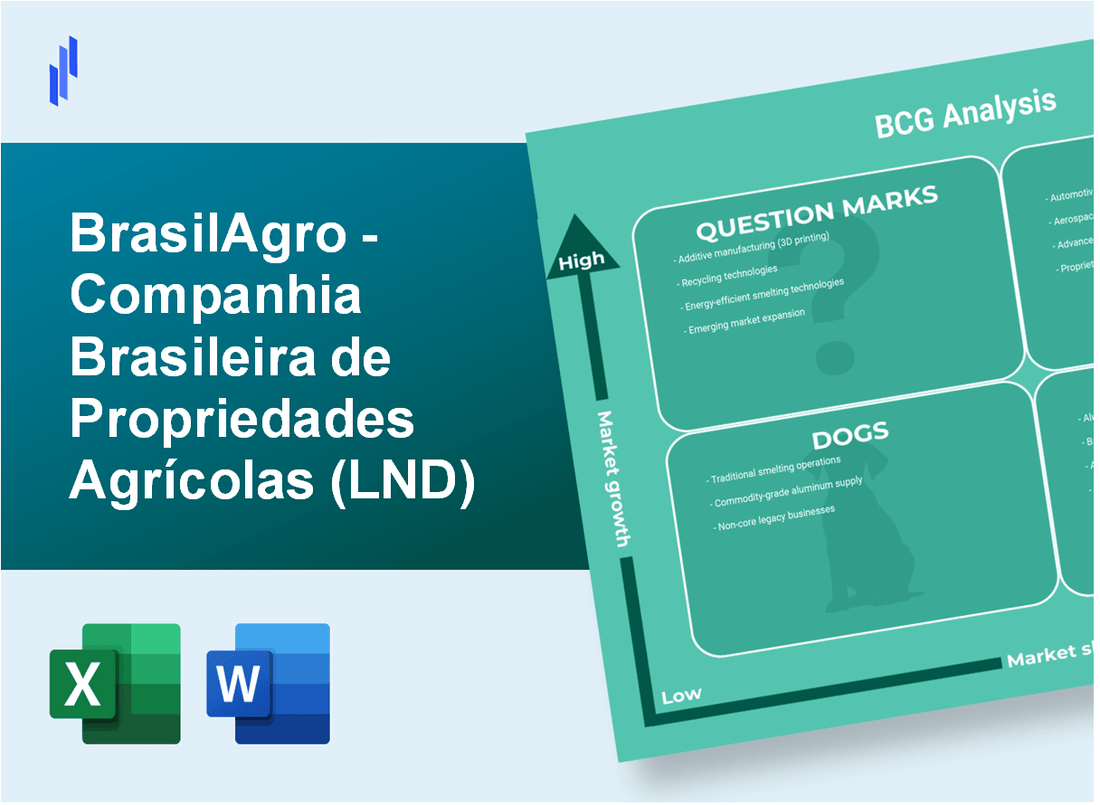 BrasilAgro - Companhia Brasileira de Propriedades Agrícolas (LND) BCG Matrix Analysis