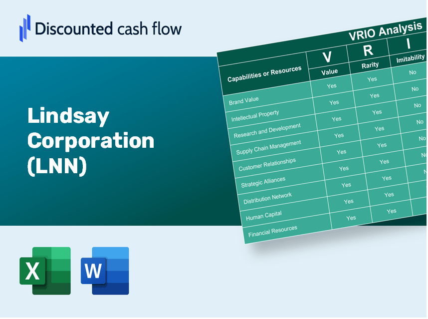 Lindsay Corporation (LNN): VRIO Analysis [10-2024 Updated]