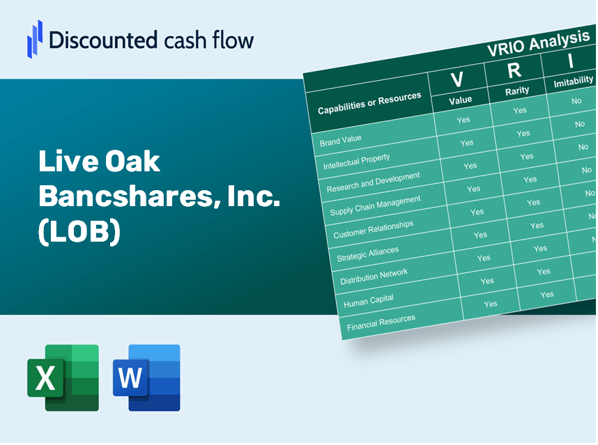 Live Oak Bancshares, Inc. (LOB): VRIO Analysis [10-2024 Updated]