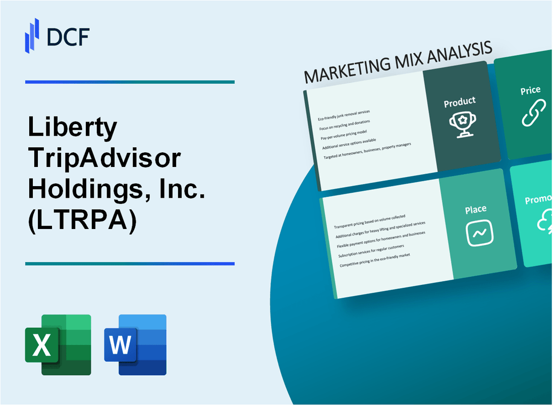 Liberty TripAdvisor Holdings, Inc. (LTRPA) Marketing Mix