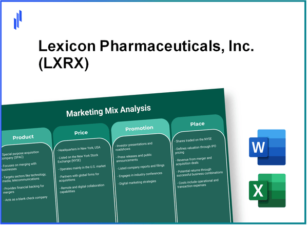 Marketing Mix Analysis of Lexicon Pharmaceuticals, Inc. (LXRX)