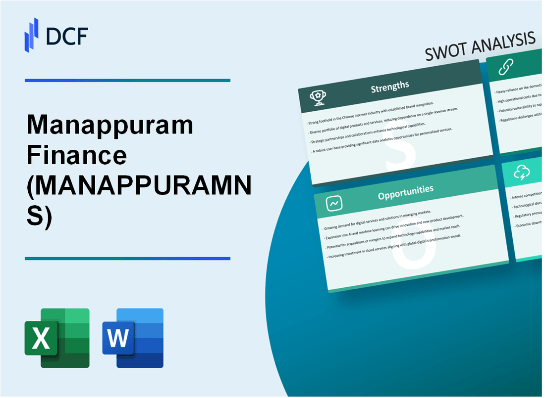 Manappuram Finance Limited (MANAPPURAM.NS): SWOT Analysis