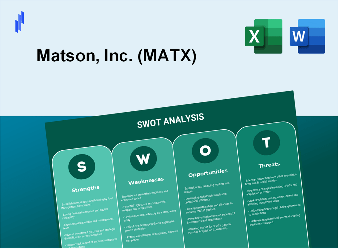 Matson, Inc. (MATX) SWOT Analysis