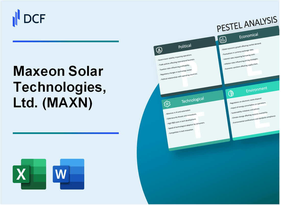 Maxeon Solar Technologies, Ltd. (MAXN) PESTLE Analysis