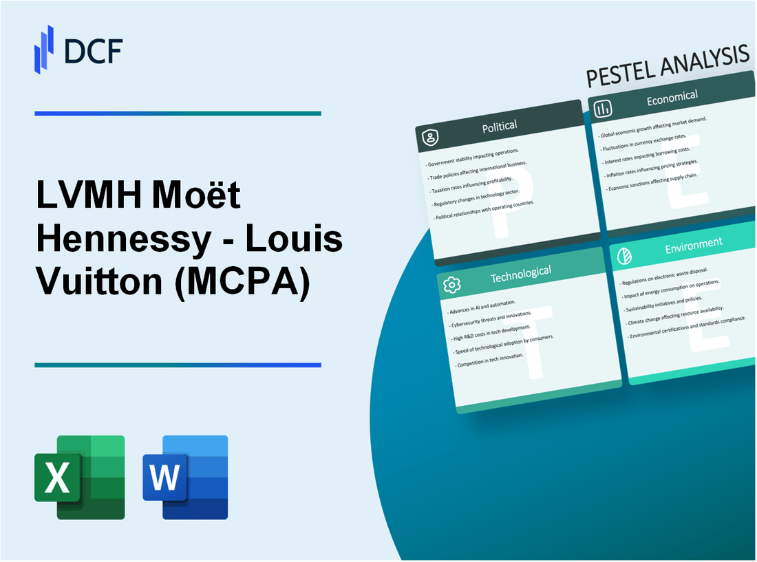LVMH Moët Hennessy - Louis Vuitton, Société Européenne (MC.PA): PESTEL Analysis