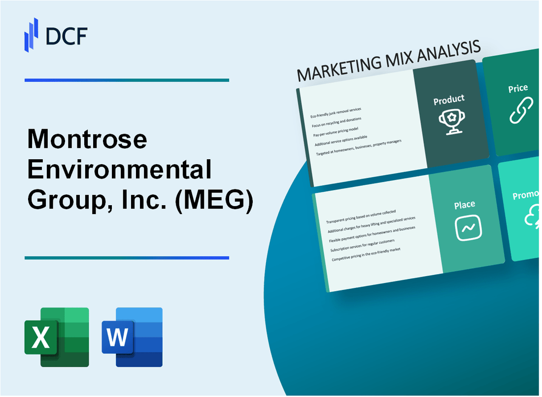 Montrose Environmental Group, Inc. (MEG) Marketing Mix