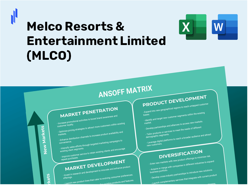 Melco Resorts & Entertainment Limited (MLCO) ANSOFF Matrix