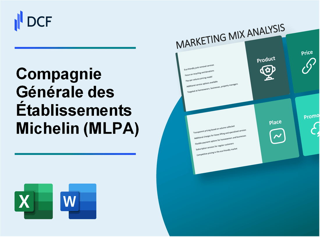 Compagnie Générale des Établissements Michelin Société en commandite par actions (ML.PA): Marketing Mix Analysis