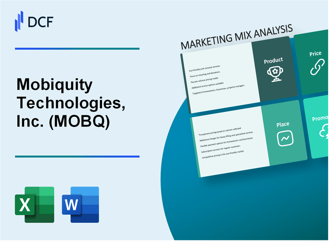 Mobiquity Technologies, Inc. (MOBQ) Marketing Mix