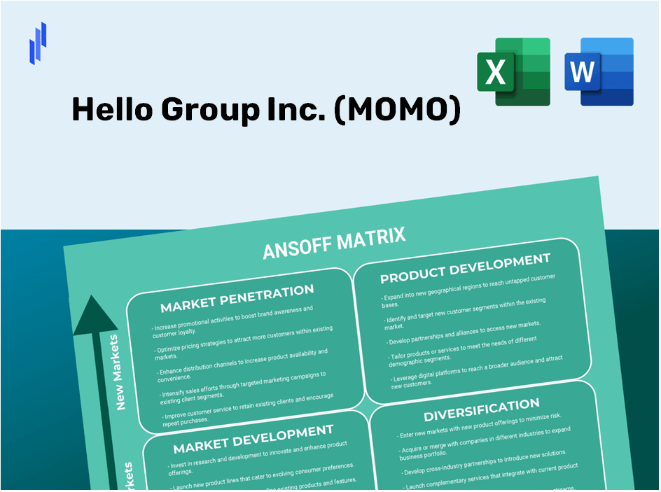 Hello Group Inc. (MOMO) ANSOFF Matrix