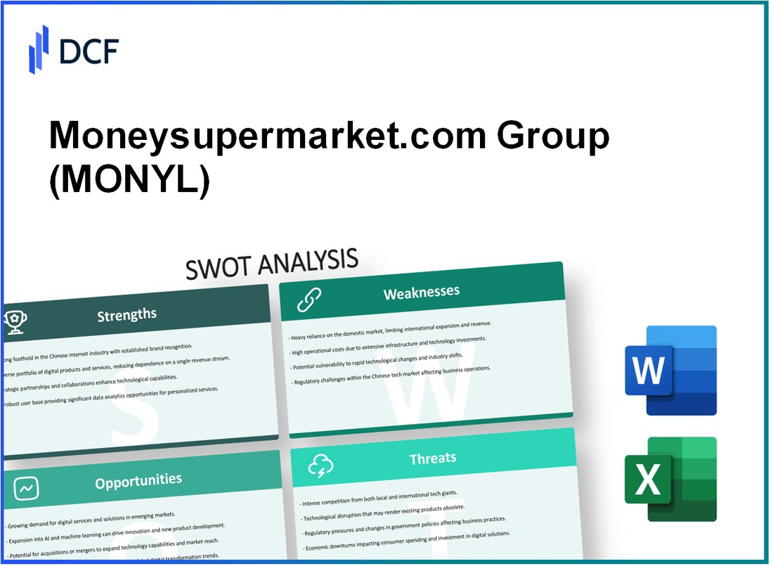 Moneysupermarket.com Group PLC (MONY.L): SWOT Analysis