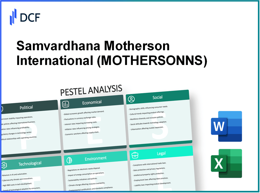 Samvardhana Motherson International Limited (MOTHERSON.NS): PESTEL Analysis