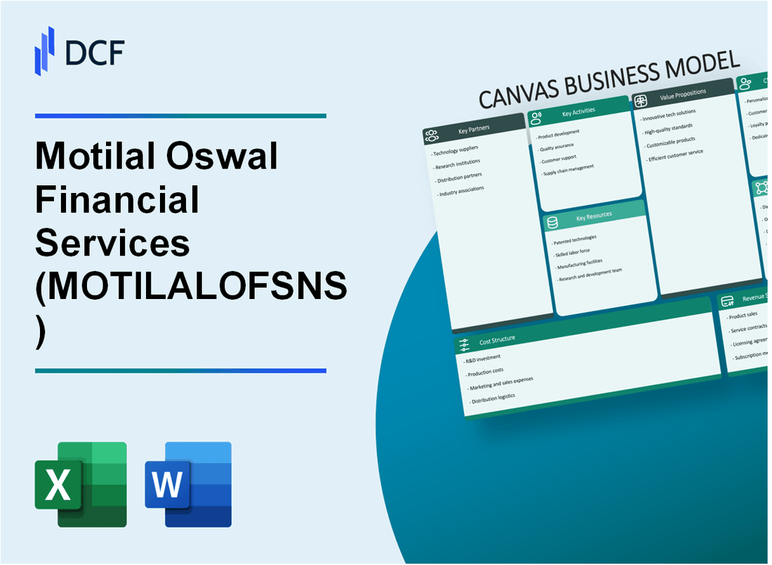 Motilal Oswal Financial Services Limited (MOTILALOFS.NS): Canvas Business Model