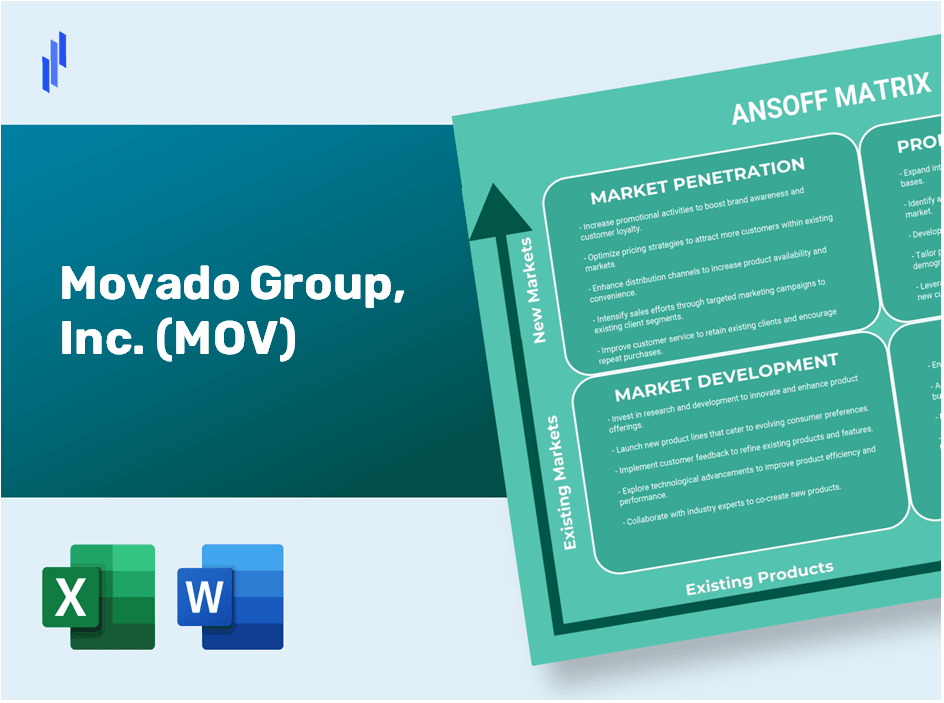 Movado Group, Inc. (MOV)Ansoff Matrix