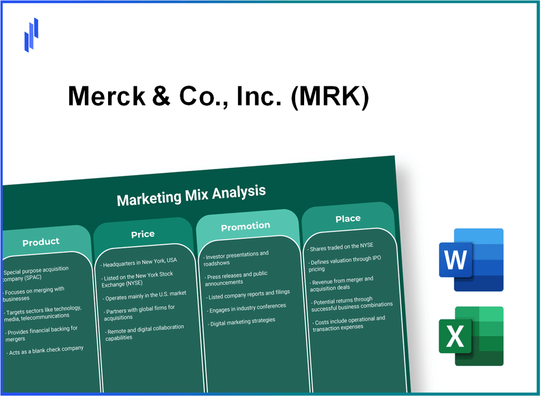 Marketing Mix Analysis of Merck & Co., Inc. (MRK)