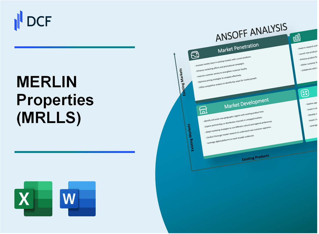 MERLIN Properties SOCIMI, S.A. (MRL.LS): Ansoff Matrix