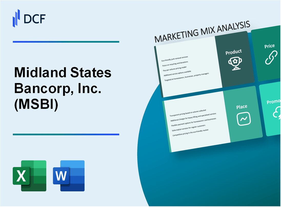 Midland States Bancorp, Inc. (MSBI) Marketing Mix