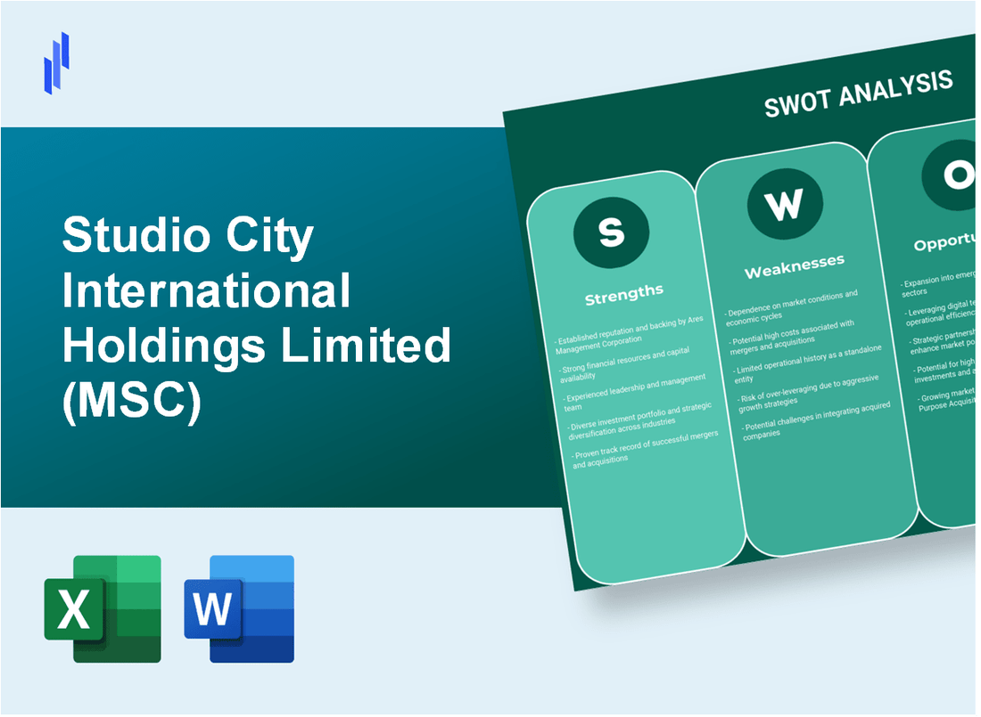 Studio City International Holdings Limited (MSC) SWOT Analysis