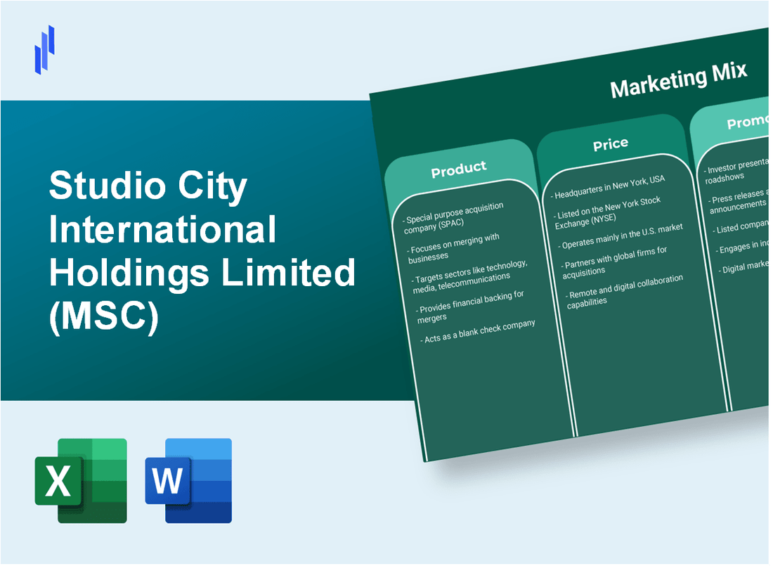 Marketing Mix Analysis of Studio City International Holdings Limited (MSC)