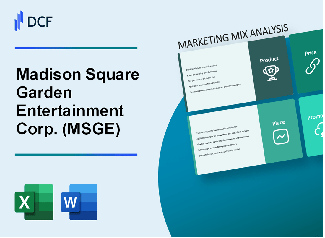 Madison Square Garden Entertainment Corp. (MSGE) Marketing Mix