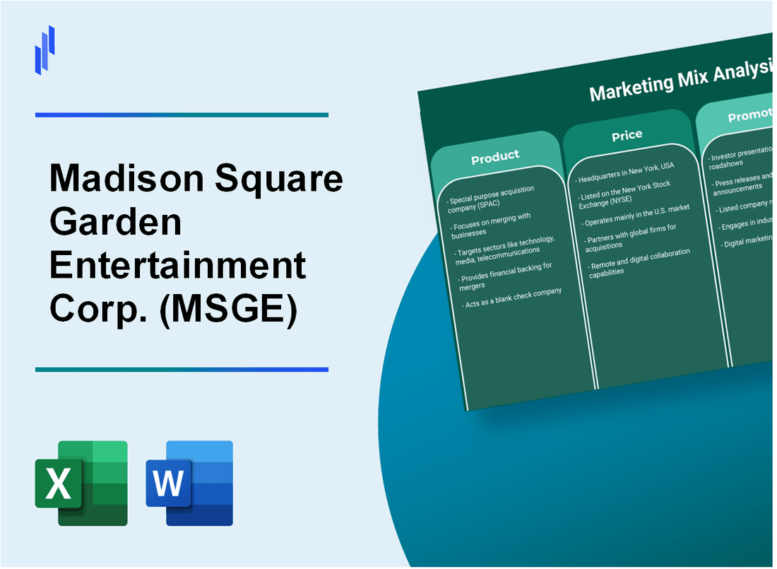 Marketing Mix Analysis of Madison Square Garden Entertainment Corp. (MSGE)