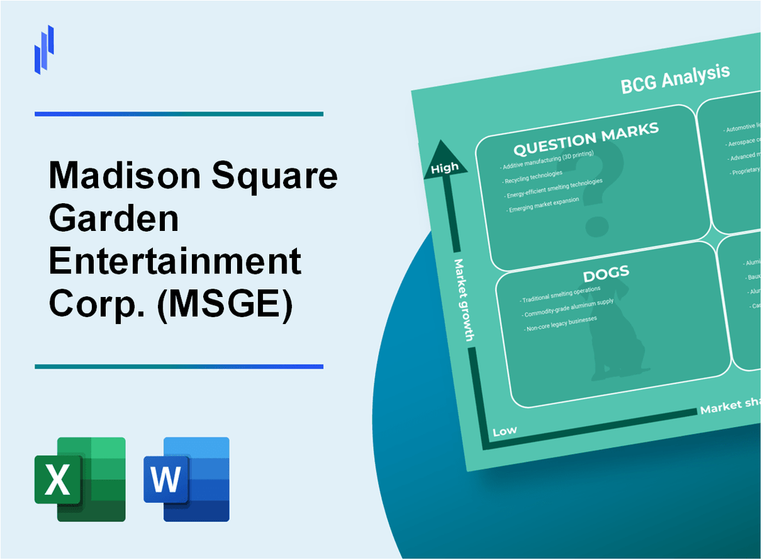 Madison Square Garden Entertainment Corp. (MSGE) BCG Matrix Analysis