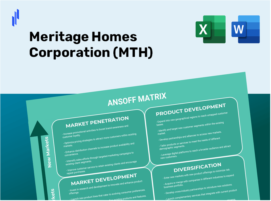 Meritage Homes Corporation (MTH)Ansoff Matrix