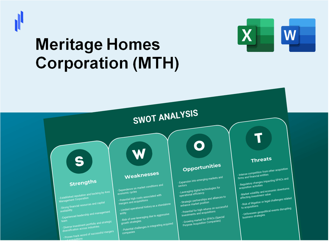 Meritage Homes Corporation (MTH) SWOT Analysis