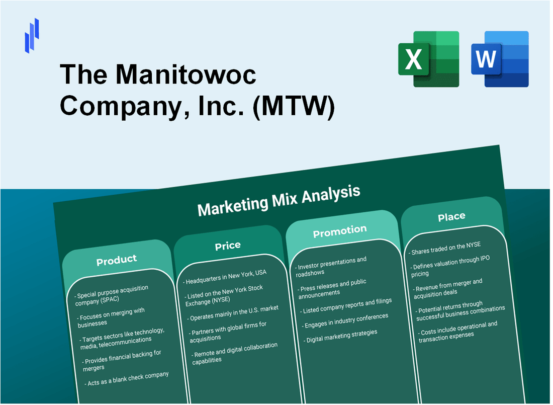 Marketing Mix Analysis of The Manitowoc Company, Inc. (MTW)