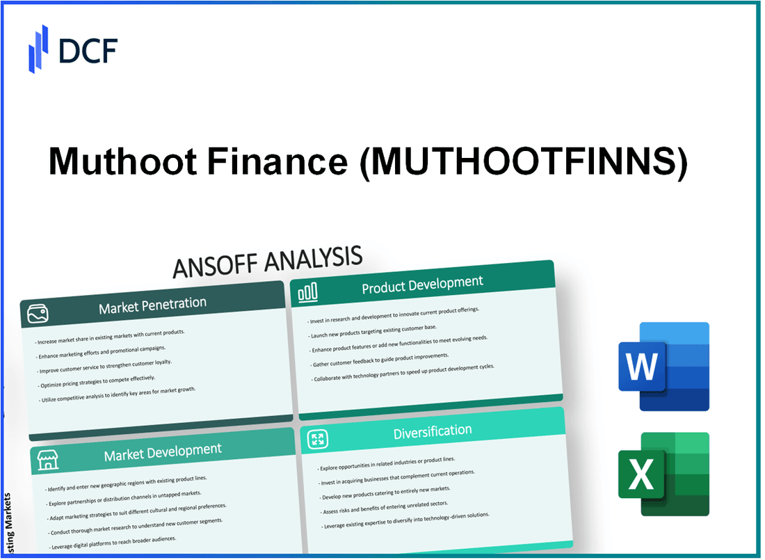 Muthoot Finance Limited (MUTHOOTFIN.NS): Ansoff Matrix