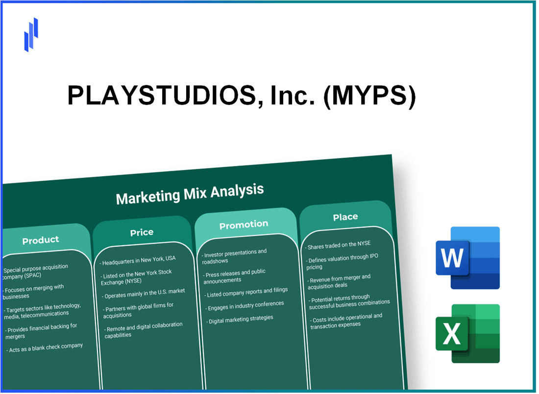 Marketing Mix Analysis of PLAYSTUDIOS, Inc. (MYPS)