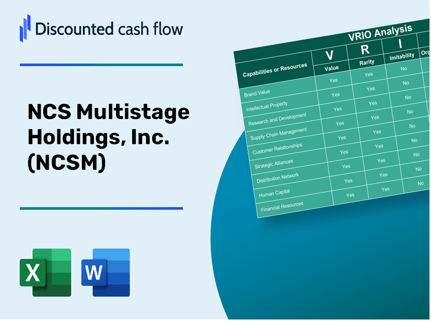 NCS Multistage Holdings, Inc. (NCSM) VRIO Analysis