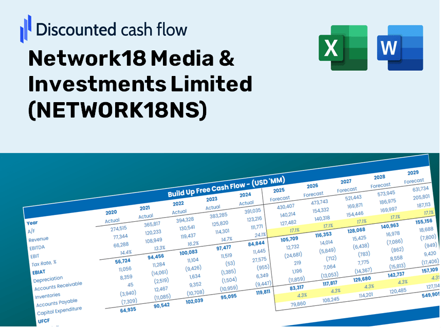 Network18 Media & Investments Limited (NETWORK18NS) DCF Valuation