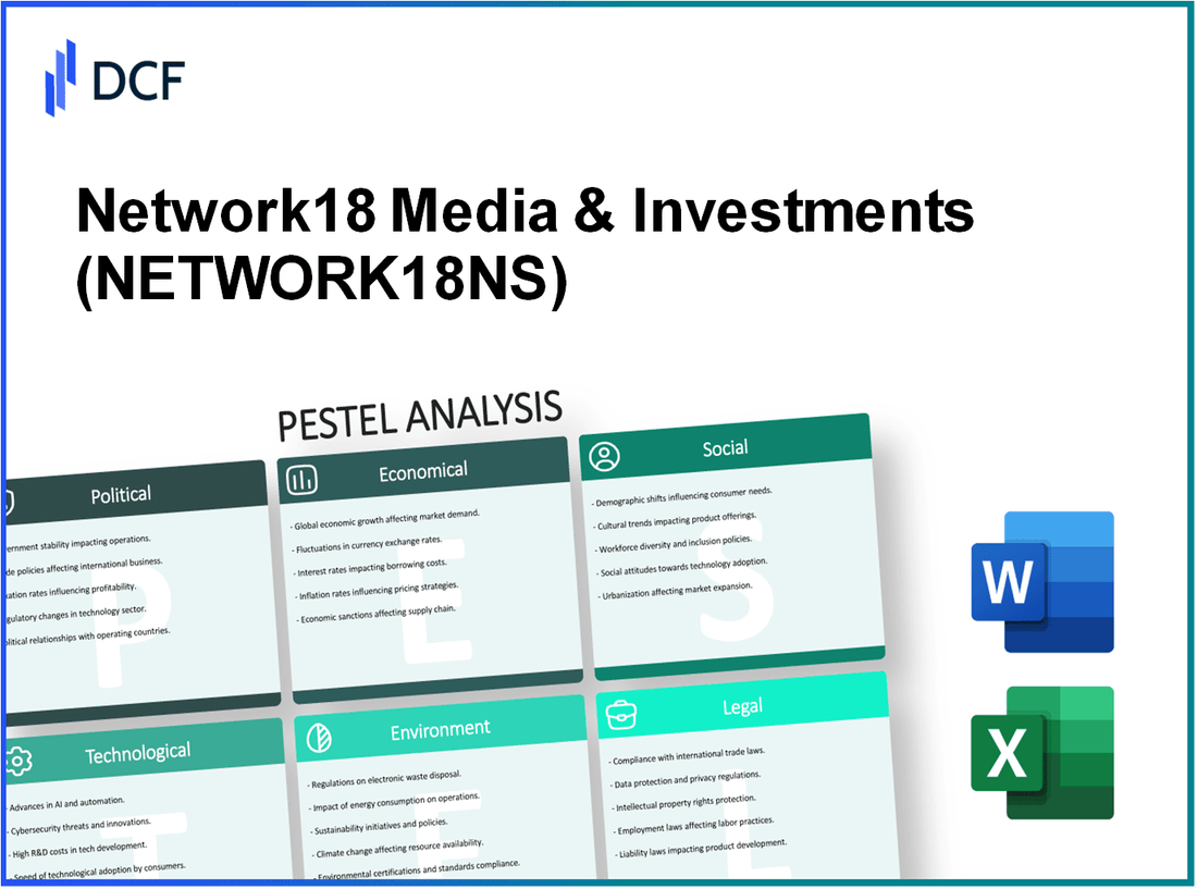 Network18 Media & Investments Limited (NETWORK18.NS): PESTEL Analysis