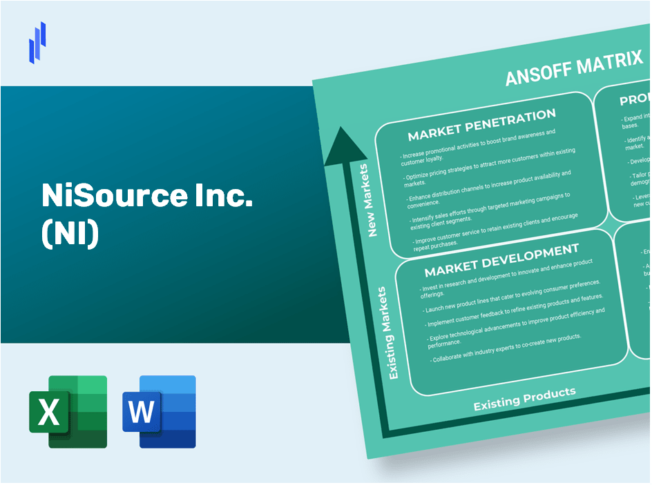 NiSource Inc. (NI)Ansoff Matrix