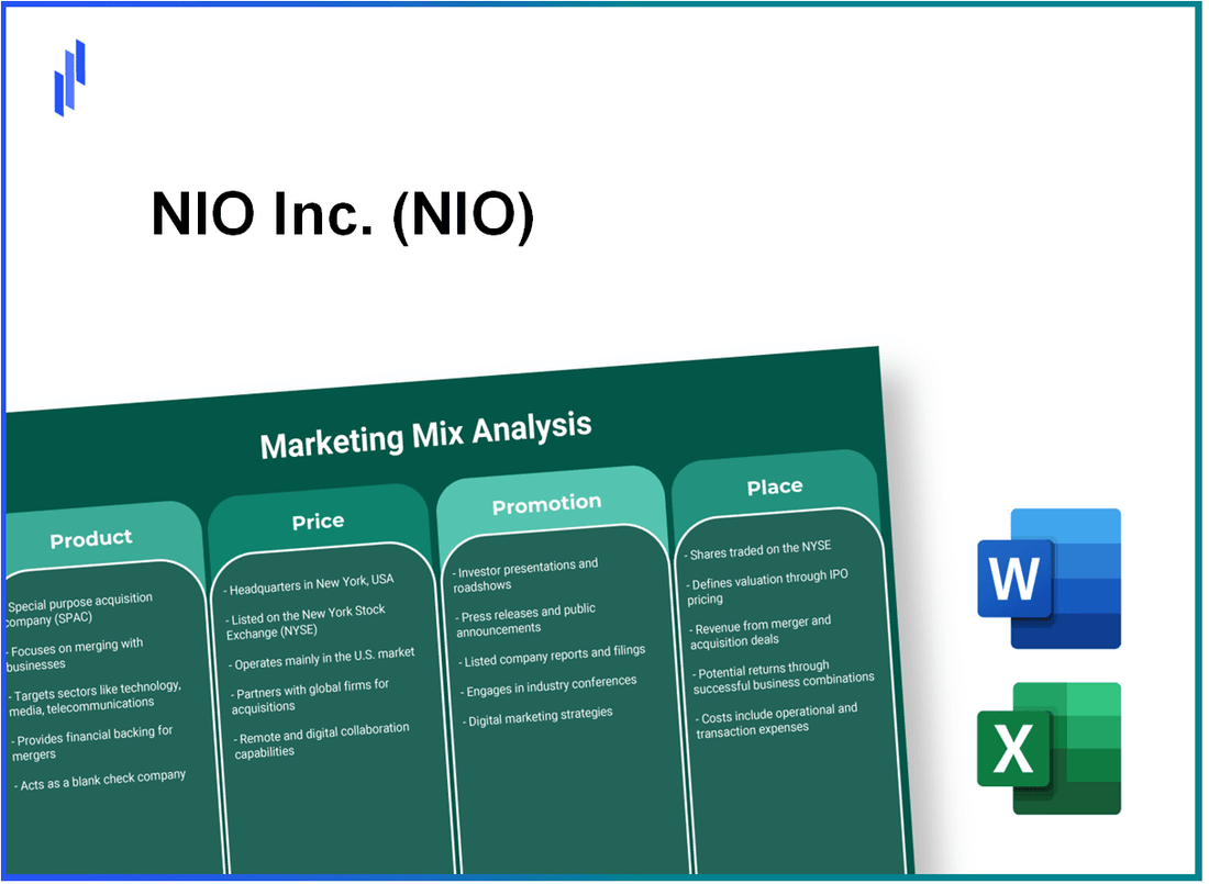 Marketing Mix Analysis of NIO Inc. (NIO)