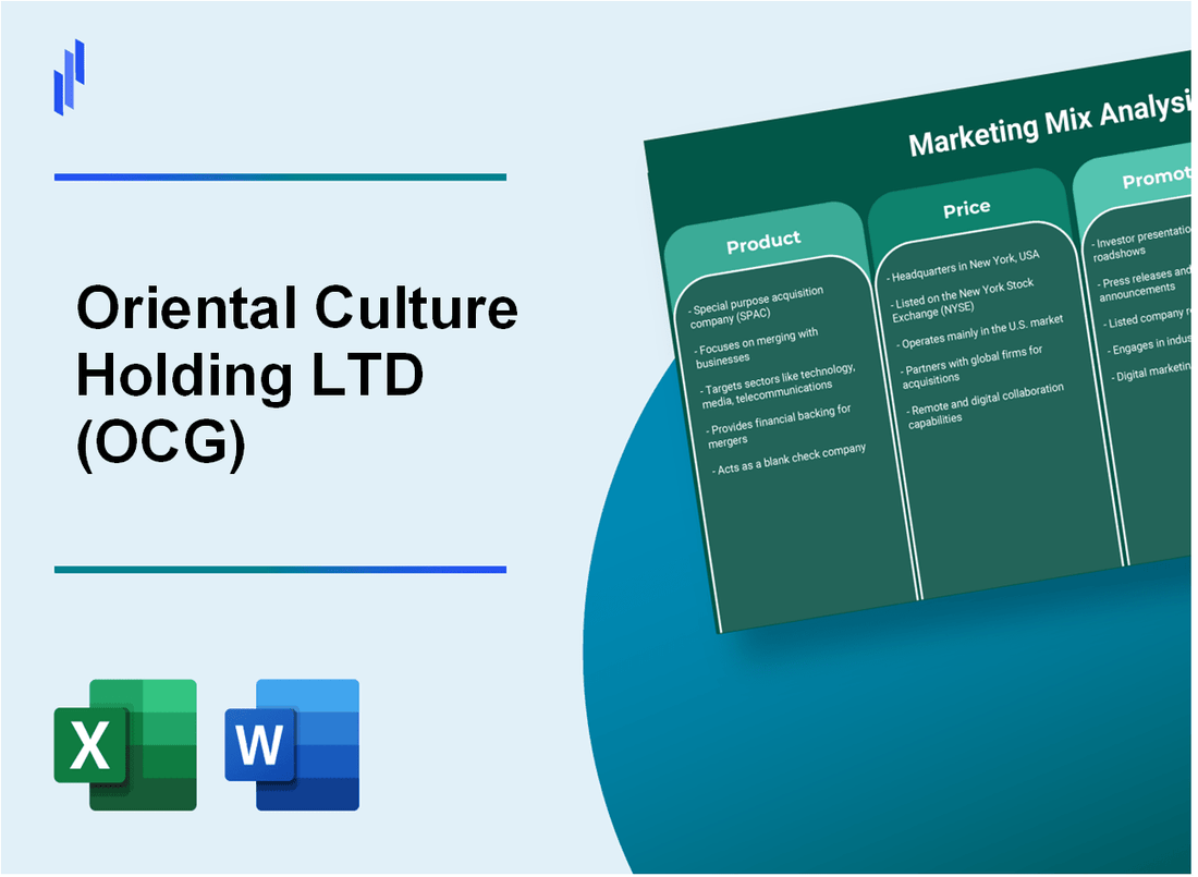 Marketing Mix Analysis of Oriental Culture Holding LTD (OCG)