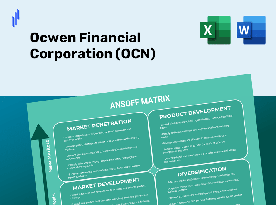 Ocwen Financial Corporation (OCN)Ansoff Matrix