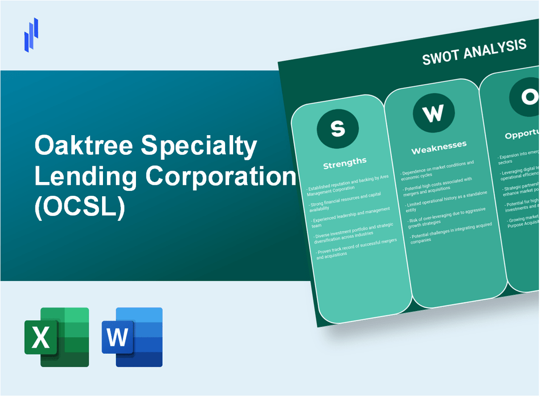 Oaktree Specialty Lending Corporation (OCSL) SWOT Analysis