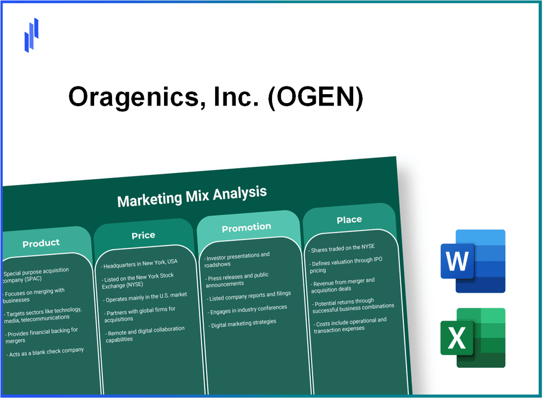 Marketing Mix Analysis of Oragenics, Inc. (OGEN)