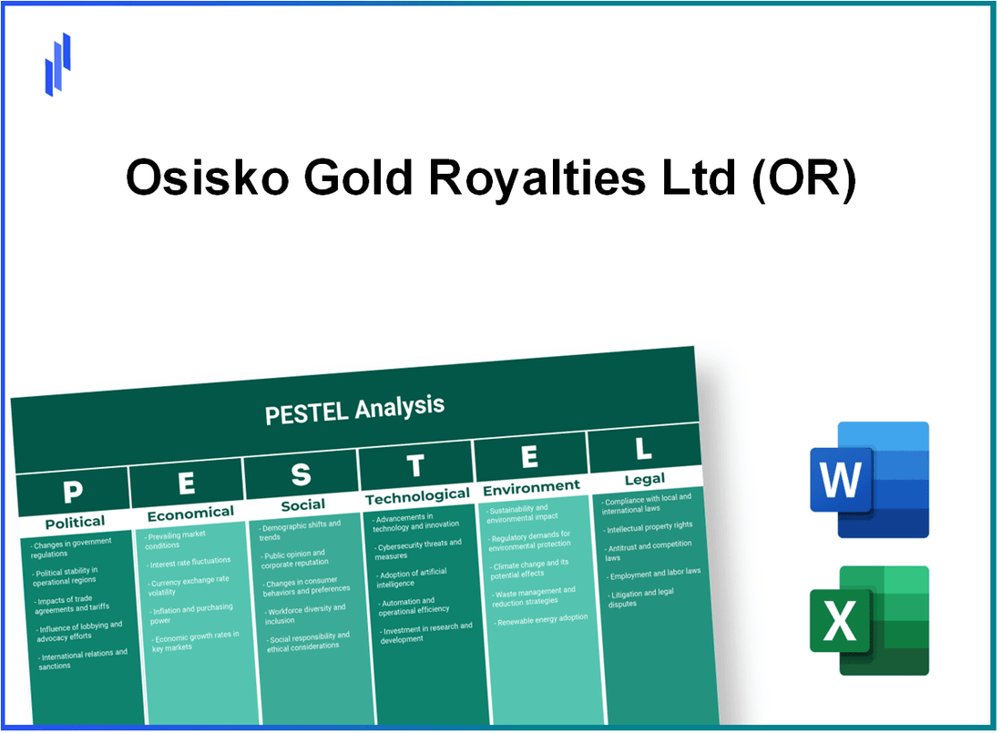 PESTEL Analysis of Osisko Gold Royalties Ltd (OR)