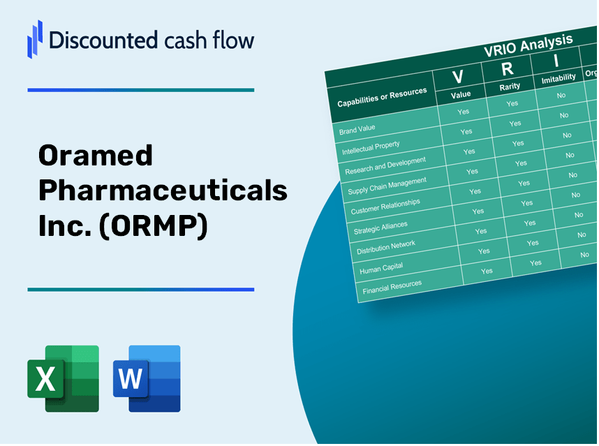 Oramed Pharmaceuticals Inc. (ORMP) VRIO Analysis